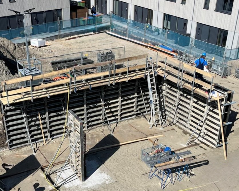 Bouw Het Bolwerk in Klundert vordert gestaag