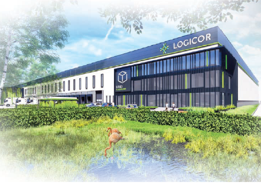 BVR bouwt duurzaam magazijn/distributiecentrum voor Logicor in Roosendaal